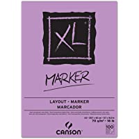 Bloc Encolado- A3- 100 Hojas- Canson XL Marker Barrera 70g